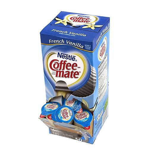 CoffeeMate Singles French Vanilla, 50 Count, 4 Pack at Staples