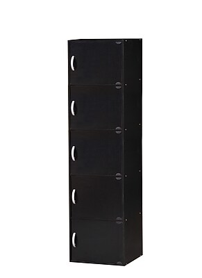 Storage Cabinet Black - Hodedah Import