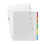 Avery Clear Easy View Plastic Dividers, 5 Tabs, Multicolor (16740)~#|#~m006009056_sc7