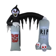 The Holiday Aisle Halloween Reaper and Tombstone Archway Inflatable