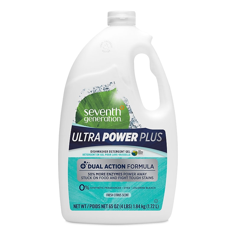 Seventh Generation Natural Automatic Dishwasher Detergent Gel, Fresh Citrus, 65 oz., (22929) image 1