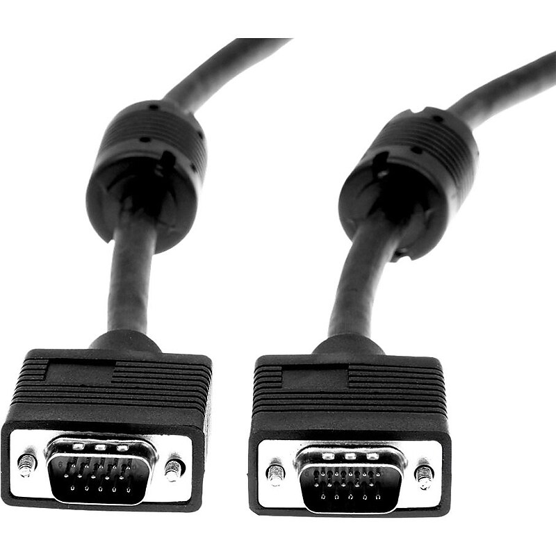 Rocstor Premium Y10C138-B1 6' VGA Cable, Black image 1