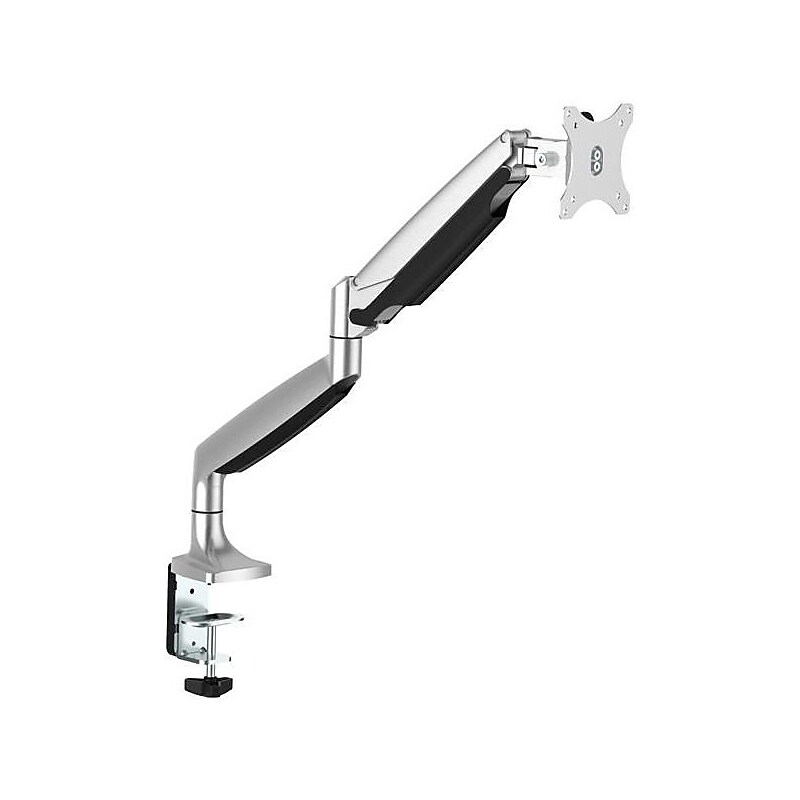 StarTech Desk Mount Monitor Arm, Full Motion Articulating Adjustable, Up to 32", Silver (ARMPIVOTHD) image 1