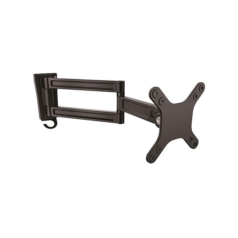 StarTech Wall Mount Monitor Arm, Dual Swivel, Up to 27", Black (ARMWALLDS) image 1