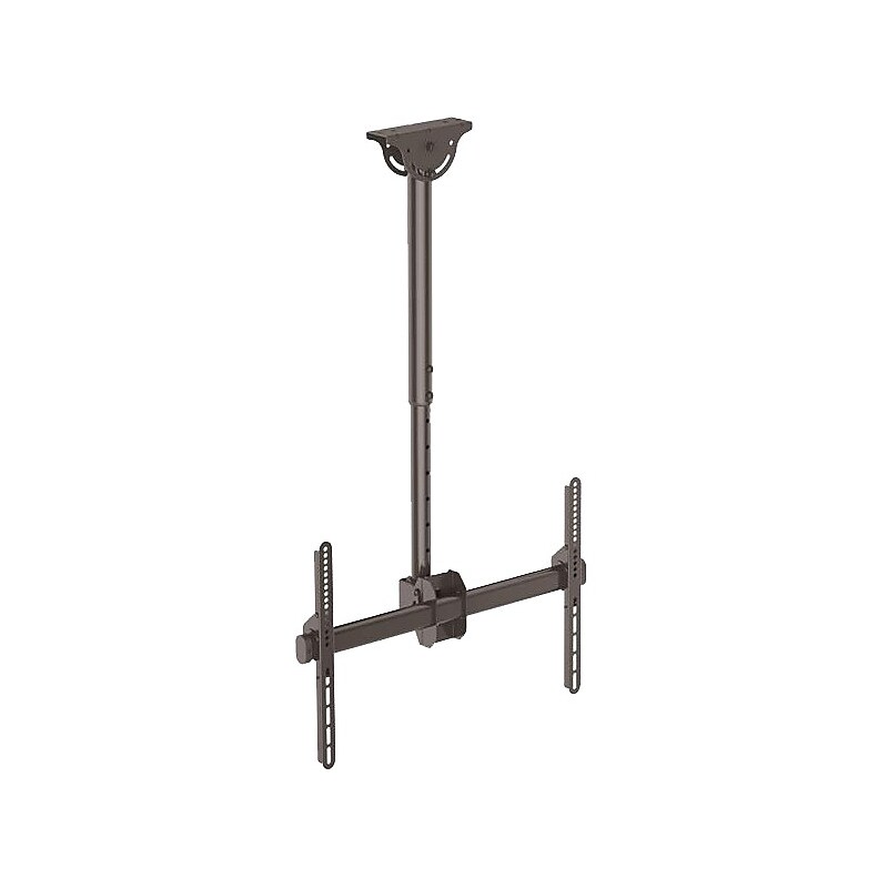 StarTech.com Flat Screen TV Ceiling Mount, Short Pole, Full Motion, Heavy Duty Steel, Ceiling TV Mount for VESA Mount TVs image 1