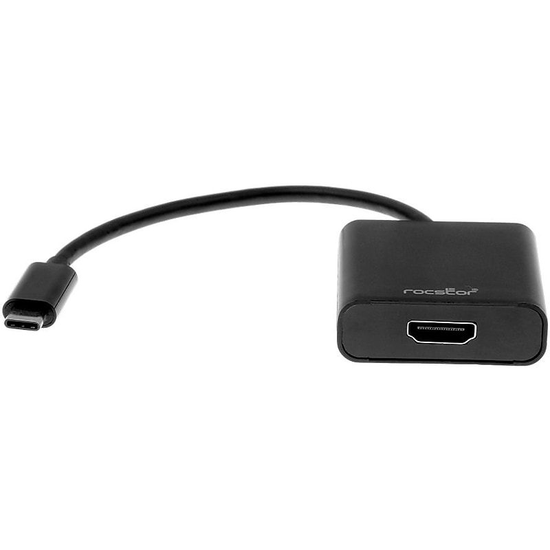 Rocstor Premium USB-C to HDMI Adapter M/F, 6", 4K 60Hz image 1