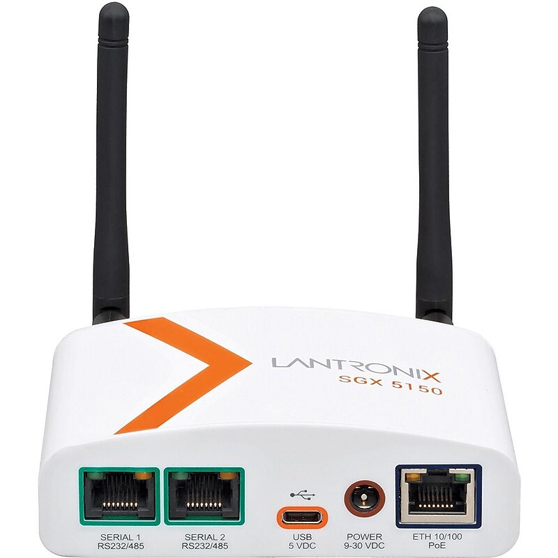 Lantronix SGX 5150 Wireless IoT Gateway, 802.11a/b/g/n/ac, 1xRS232 (RJ45), USB, 10/100 Ethernet, US Model image 1
