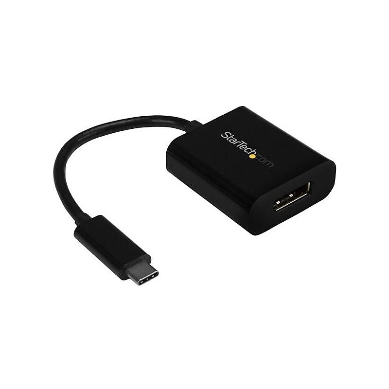 StarTech USB C to DisplayPort Adapter, USB Type-C to DP Adapter, 4K 60Hz image 1