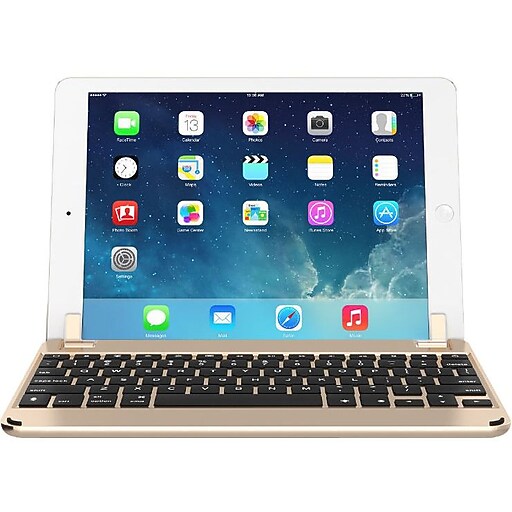 Brydge Keyboard/Cover Case For 9.7" Ipad Pro, Ipad Air, Ipad Air 2, Gold at Staples