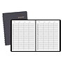 AT-A-GLANCE Four-Person Group 10.875" x 8.5" Daily Appointment Book, Faux Leather Cover, Black (80-310-05)~#|#~m006127781_sc7
