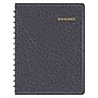 AT-A-GLANCE Four-Person Group 10.875" x 8.5" Daily Appointment Book, Faux Leather Cover, Black (80-310-05)~#|#~m006127782_sc7
