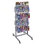 Azar Pegboard Display Brochure Holder, Vertical, Freestanding, Clear Metal (AZA700670-CLR)~#|#~m006138457_sc7
