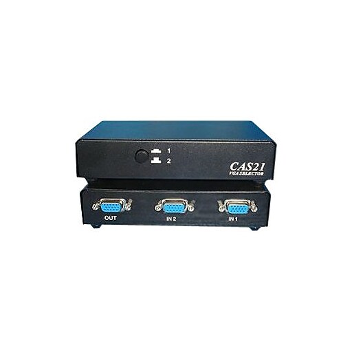 4XEM 2 Port VGA Switch Staples