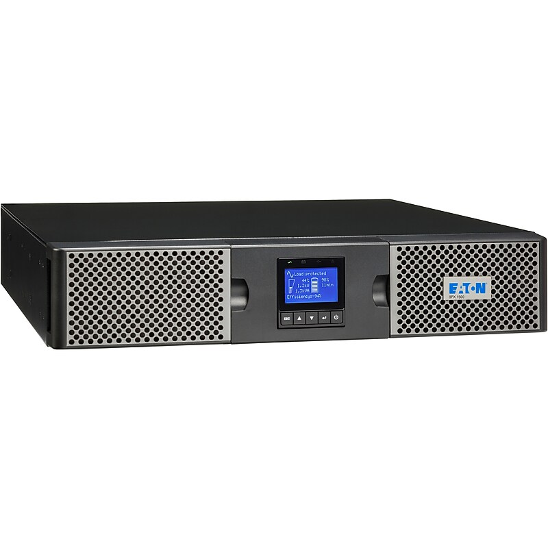 Eaton 9PX 1500VA UPS, 8-Outlets, Silver/Black (9PX1500RT) image 1