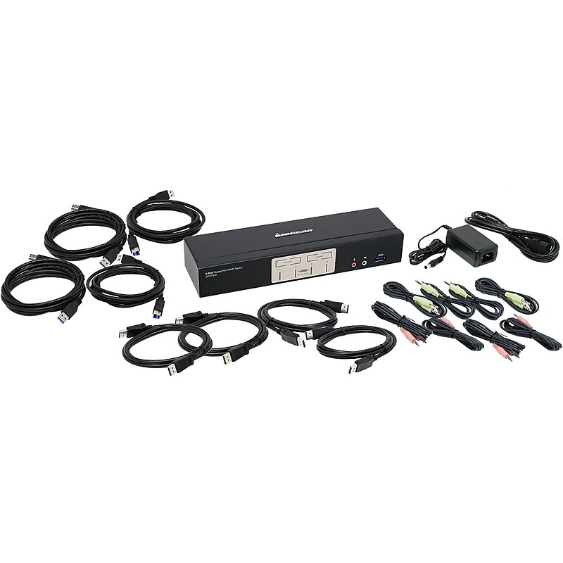IOGEAR 4-Port DisplayPort 1.2 KVMP Switch image 1