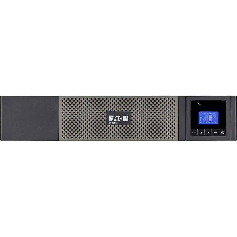 Eaton 5P 1500 Rackmount Compact 1440VA UPS, 10-Outlets, Silver/Black (5P1500RC) image 1
