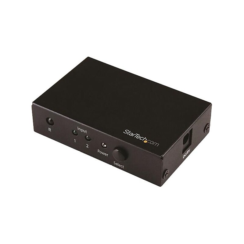 StarTech.com 2-Port HDMI Switch, 4K HDMI Switch Box, Ultra HD 4K 60Hz image 1