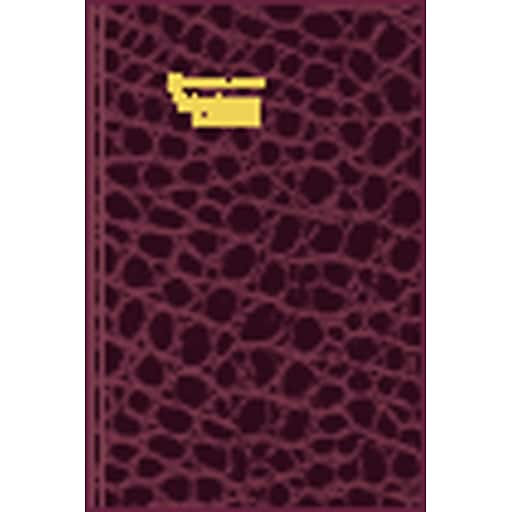 ATAGLANCE Small Designer 4.87" x 2.87" Address Book, Faux Leather