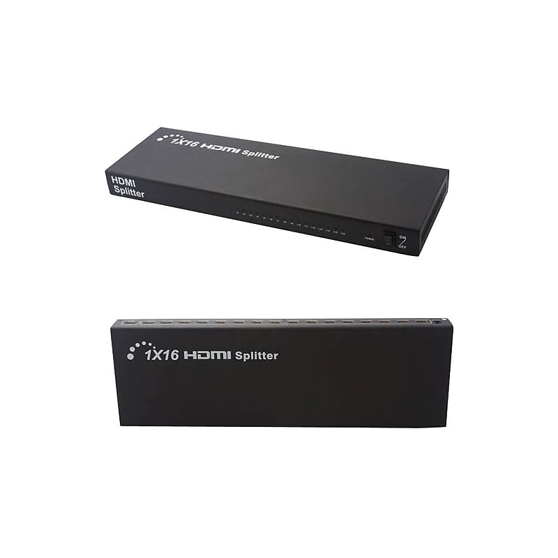 4XEM 16 Port HDMI video splitter fully supporting 1080p, 3D for Blu-Ray, gaming consoles and all other HDMI compatible devices image 1