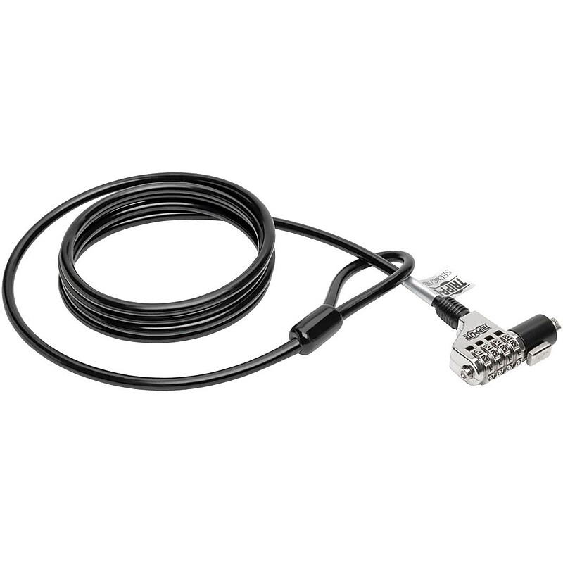 Tripp Lite Laptop Security Lock Combination Theft Deterrent Cable 6ft 6' image 1
