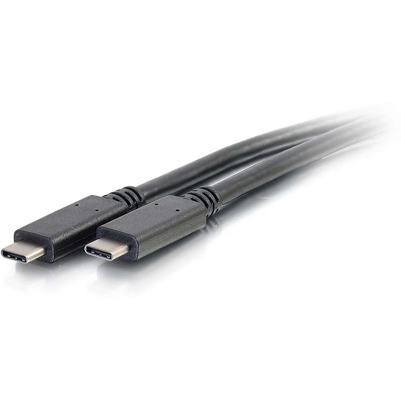 C2G 1m USB Cable, USB C Male to USB C Male, USB 3.1 Gen 2, 3ft USB Type-C Cable image 1