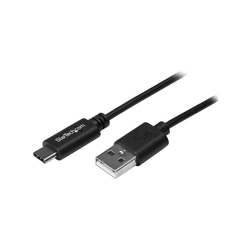 StarTech 1.5' USB-A to USB-C Charging Cable, Male to Male, Black (USB2AC50CM) image 1
