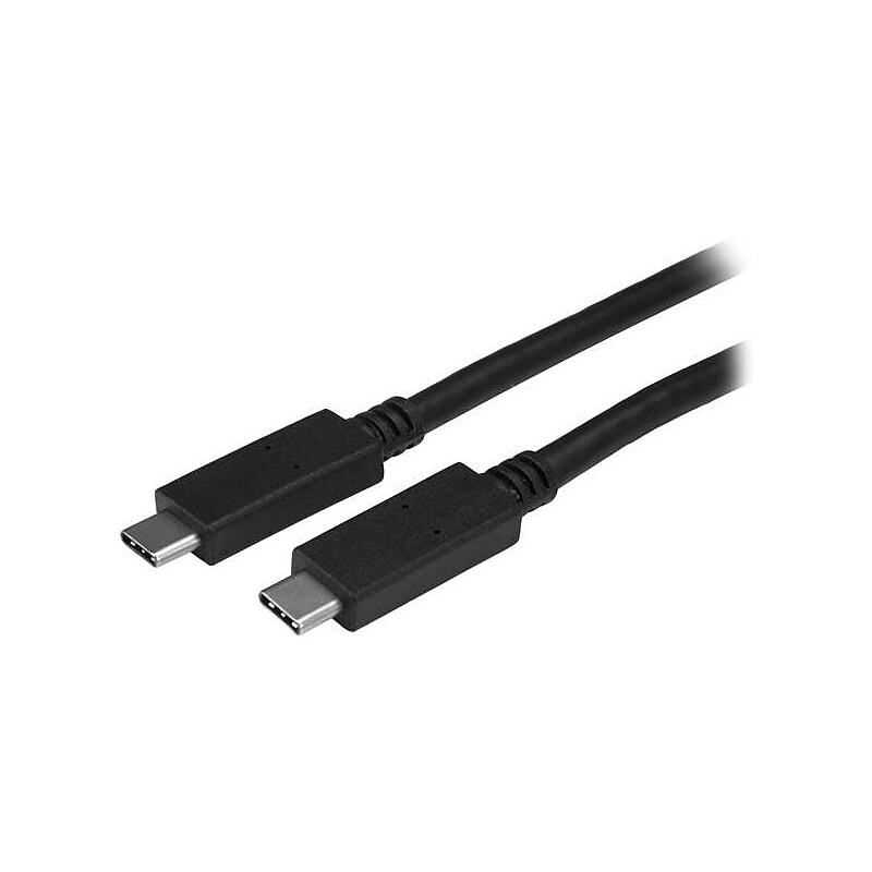 StarTech 2m 6 ft USB C Cable with Power Delivery (3A), M/M, USB 3, USB-IF Certified, USB 3 Type C Cable, USB 3.1 Gen1 (5Gbps) image 1