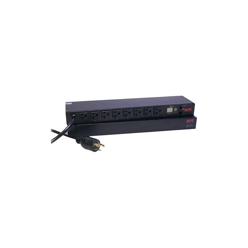 Schneider Electric 120V Switched Power Distribution Unit, 1U Rack Mount, Black (AP7901B) image 1