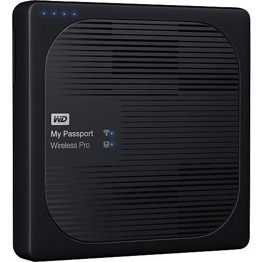 WD 4TB My Passport Wireless Pro Portable External Hard Drive, WiFi AC