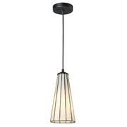 Brayden Studio Fishburn 1 Light Mini Pendant; Comet White by