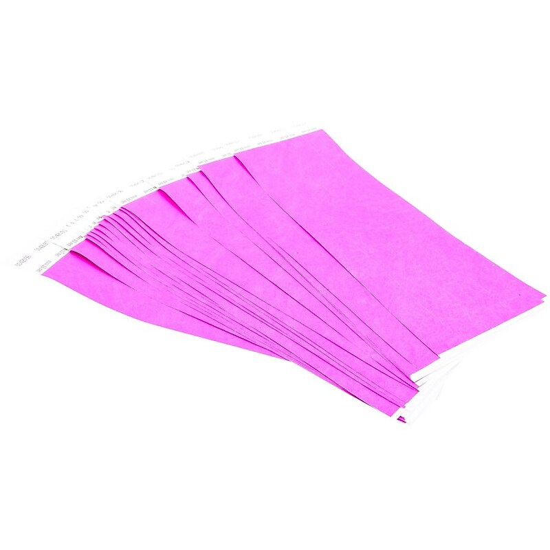 Baumgarten's Security Tear-Resistant Crowd Control Wristbands, Purple, 100/Pack (BAU85014) image 1
