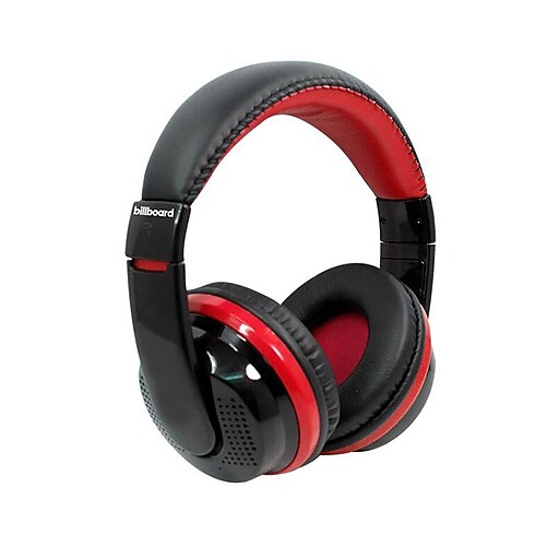 Billboard Bluetooth Headphone Red at Staples
