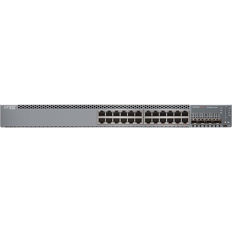 Juniper 24-Port Gigabit Ethernet Managed Switch, 10/100/1000 Mbps (EX2300-24P) image 1