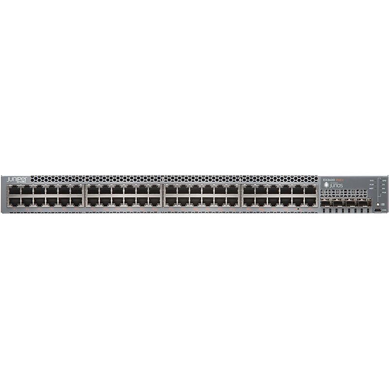 Juniper 48-Port Gigabit Ethernet Managed Switch (EX3400-48T-AFI) image 1