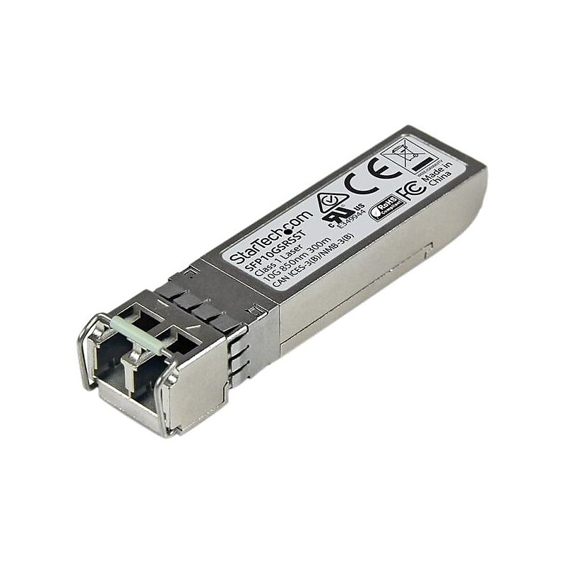 StarTech® Cisco SFP-10G-SR-S Compatible SFP+, 10 Gigabit Fiber 10GBase-SR SFP+ Transceiver Module, MM LC w/ DDM, 300m image 1
