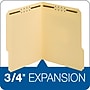 Pendaflex Heavy Duty Manila Fastener Folders, 3/4" Expansion, 1/3 Cut Tabs, Letter Size, Manila, 50/Box (14537-18PT)~#|#~m006251481_sc7