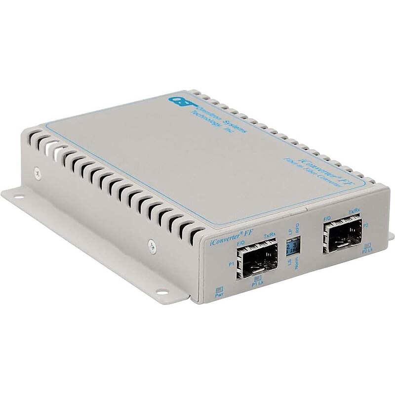 Omnitron Systems iConverter 8699-0-D SFP to SFP Managed Protocol-Transparent Fiber Converter image 1