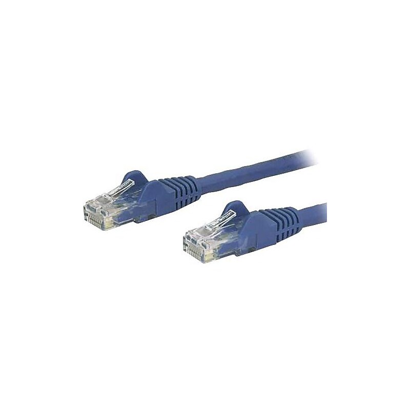StarTech.com 6 ft Blue Cat6 Cable with Snagless RJ45 Connectors, Cat6 Ethernet Cable, 6ft UTP Cat 6 Patch Cable image 1