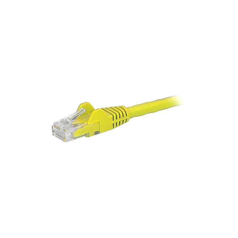 StarTech 6 ft Yellow Cat6 Cable with Snagless RJ45 Connectors, Cat6 Ethernet Cable, 6ft UTP Cat 6 Patch Cable image 1