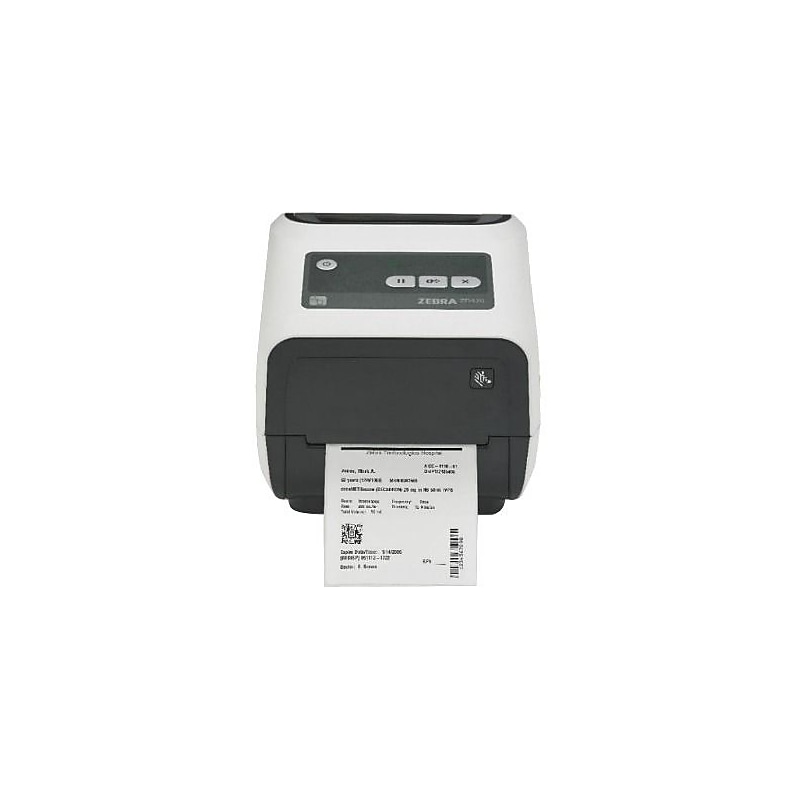 Zebra ZD420-HC Thermal Transfer Printer, Monochrome, Desktop, Label Print image 1