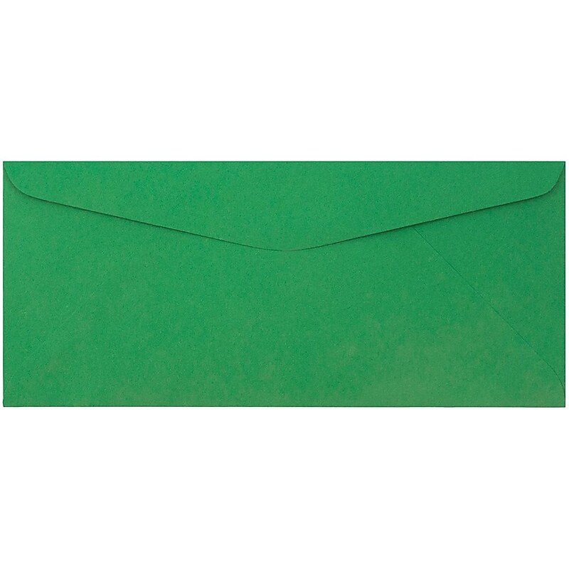 JAM Paper #9 Business Colored Envelopes, 3.875 x 8.875, Green Recycled, 25/Pack  (1532896) image 1