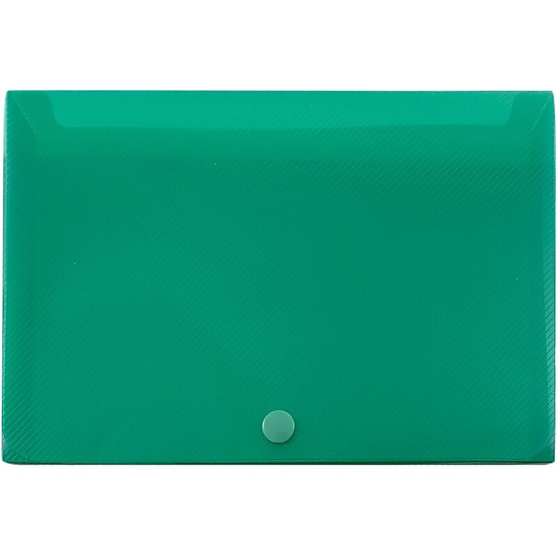 JAM Paper® Plastic Index Card Case, 6 1/8 x 3 3/4 x 1, Green, Sold Individually (374032783) image 1