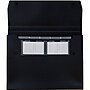 JAM Paper 6 Pocket Plastic Expanding File with Snap Closure, Letter Size, 9 x 13, Black, Sold Individually (339932771)~#|#~m006267670_sc7