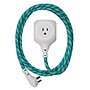 360 Electrical Habitat + USB Harmony Collection 6' Extension Cord, 3-Outlet, Mint Julep (360468-8CA4ESC1)~#|#~m006276439_sc7