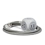 360 Electrical 6 Feet Braided Cord USB, Gray~#|#~m006276445_sc7