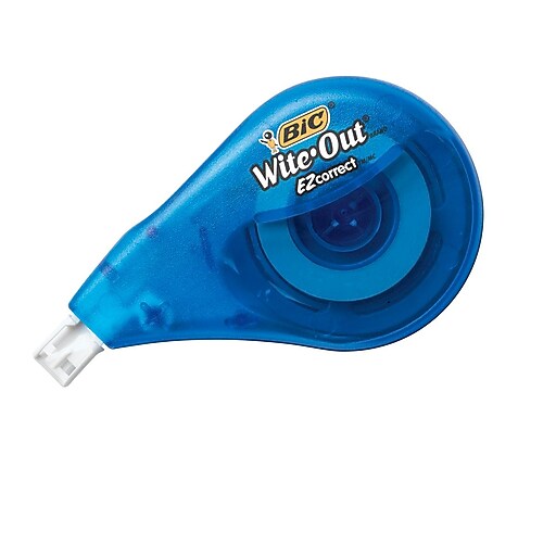 BIC® WiteOut® Brand EZ Correct™ Correction Tape, 4/Pack Staples