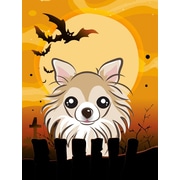 Caroline's Treasures Halloween Spook Vertical Flag; Chihuahua