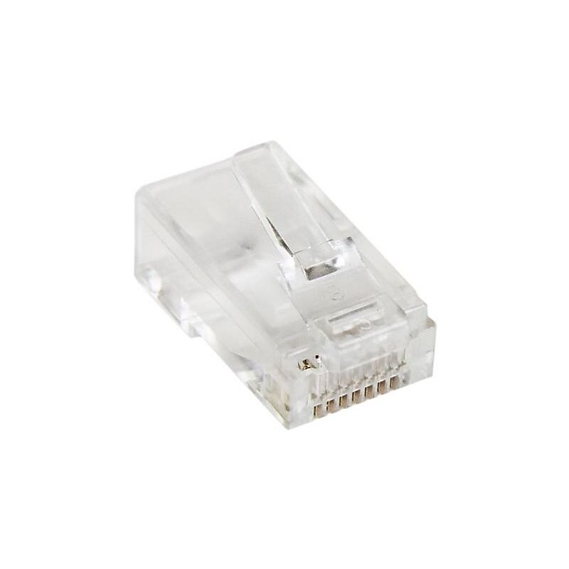 StarTech Cat 5e RJ45 Solid Modular Plug Connector, 50/Pack (CRJ45SOL50PK) image 1