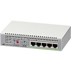 Allied Telesis 5-Port Gigabit Ethernet Unmanaged Switch, 10/100