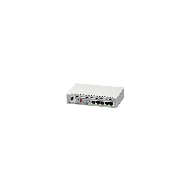Allied Telesis 5-Port Gigabit Ethernet Unmanaged Switch, 10/100/1000 Mbps (AT-GS910/5-10) image 1